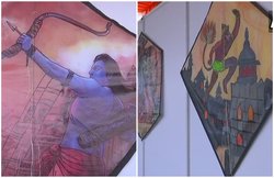 इंडोनेशिया दौरे पर पीएम नरेंद्र मोदी, पतंगों पर भगवान राम और हनुमान के चित्र