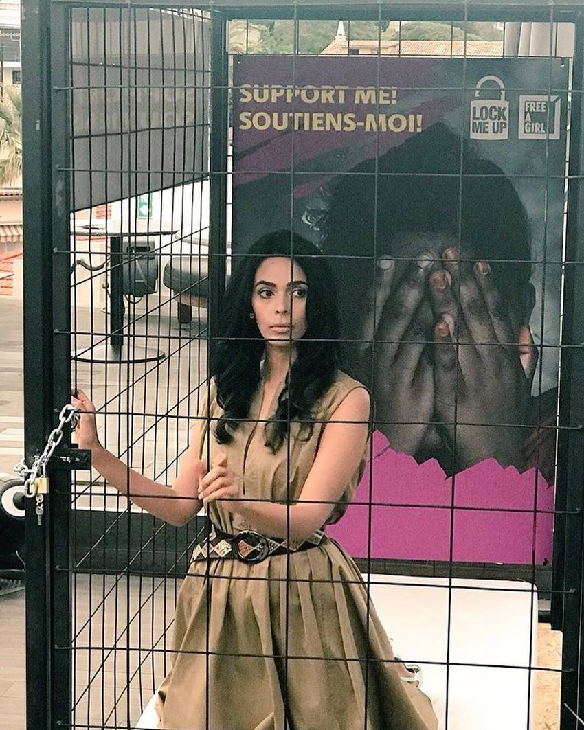 Cannes, Cannes 2018, Mallika Sherawat, Free A Girl, cannes film festival, United Nations, Cannes Film Festival 2018, Lock Me Up,