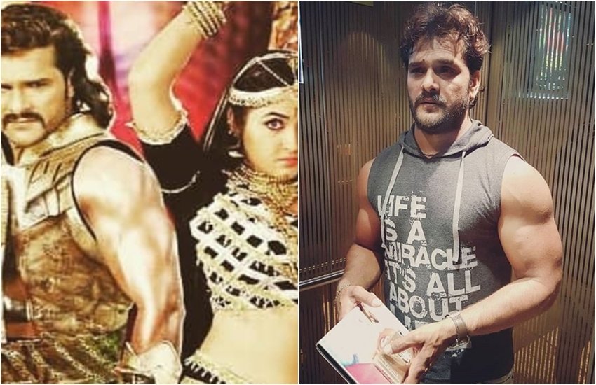 bhojpuri cinema, bhojpuri movies, Superstar Khesari Lal Yadav, Kajal Raghwani khesari lal movie nagdev, nagdev first look, khesari lal movie poster released, see poster bhojpuri movies, bollywood news, television news ,entertainment news, bollywood news, television news