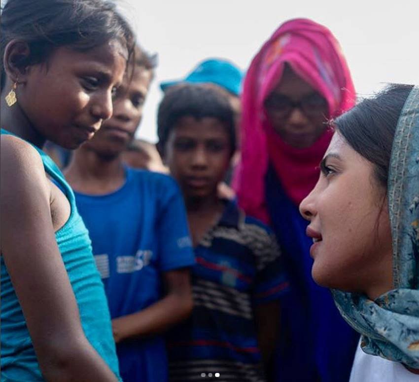 Priyanka Chopra, UNICEF Goodwill Ambassador, Priyanka Chopra UNICEF, Bangladesh, Rohingya, Rohingya refugee camps