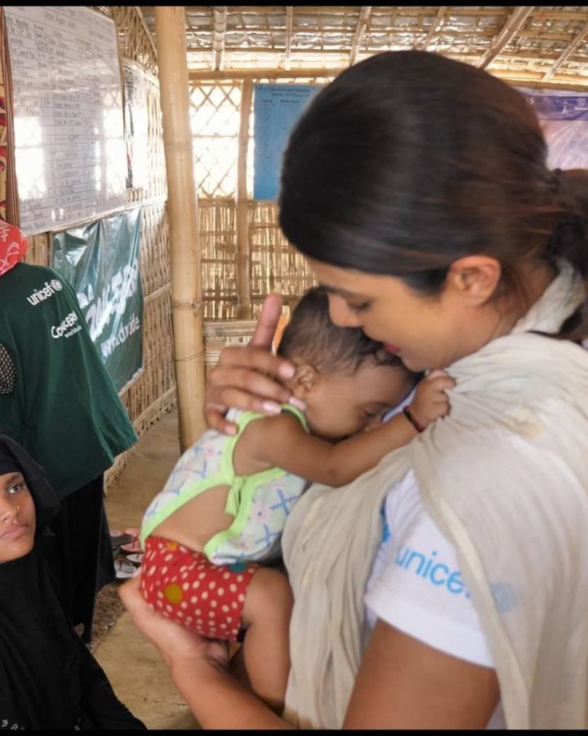 Priyanka Chopra, UNICEF Goodwill Ambassador, Priyanka Chopra UNICEF, Bangladesh, Rohingya, Rohingya refugee camps