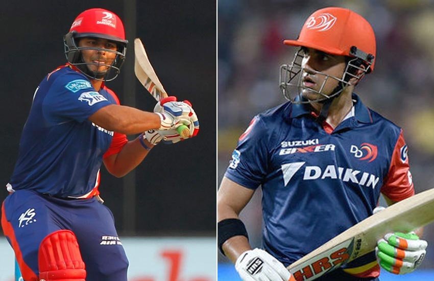 ऋषभ पंत और गौतम गंभीर।