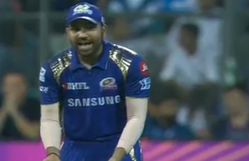 राहुल की बल्‍लेबाजी और कटिंग की गेंदबाजी पर खीजते रोहित शर्मा। (फोटो सोर्स: वीडियो स्‍क्रीनशॉट)