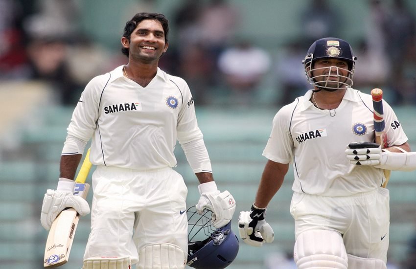 सचिन तेंदुलकर और दिनेश कार्तिक। (फोटो सोर्स- ट्विटर)
