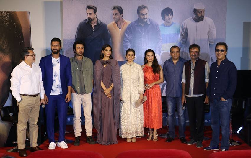 sanju, Sonam kapoor, Anushka sharma, manisha koirala, diya mira, Sanjay dutt, Raj kumar Hirabi, jansatta photo gallery