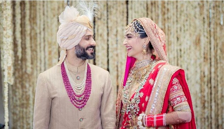 sonam kapoor, sonam kapoor marriage, sonam kapoor wedding, sonam kapoor marriage pics, sonam kapoor wedding pics, anand ahuja, Sonam Kapoor and Anand Ahuja, Sonam Kapoor and Anand Ahuja Wedding, Sonam Kapoor and Anand Ahuja Marriage