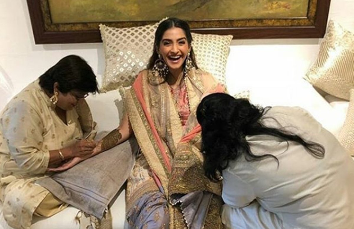 sonam kapoor, sonam kapoor marriage, sonam kapoor wedding, sonam kapoor marriage pics, sonam kapoor wedding pics, anand ahuja, Sonam Kapoor and Anand Ahuja, Sonam Kapoor and Anand Ahuja Wedding, Sonam Kapoor and Anand Ahuja Marriage