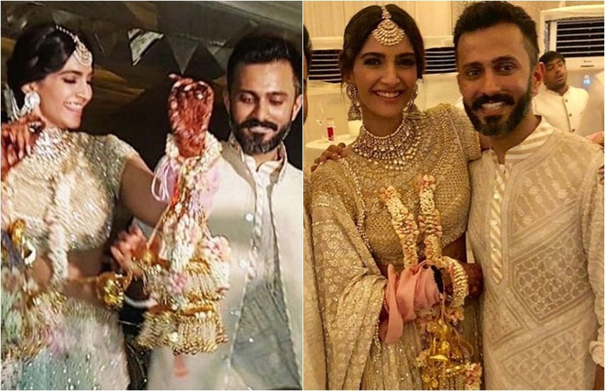 sonam kapoor, sonam kapoor marriage, sonam kapoor wedding, sonam kapoor marriage pics, sonam kapoor wedding pics, anand ahuja, Sonam Kapoor and Anand Ahuja, Sonam Kapoor and Anand Ahuja Wedding, Sonam Kapoor and Anand Ahuja Marriage