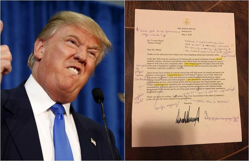 Donald Trump, US President Donald Trump, TRUMP LETTER, white house, mistakes in trump letter, Hindi news, News in Hindi, Jansatta Donald Trump, US President Donald Trump, TRUMP LETTER, white house, mistakes in trump letter, Hindi news, News in Hindi, Jansatta