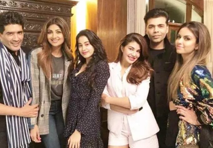 Manish Malhotra, Manish Malhotra house party, Karan Johar, Jacqueline Fernandez, Janhvi Kapoor, Shilpa shetty invited by manish malhotra, Jacqueline Fernandez in house party, see pictures of Jacqueline Fernandez, see pictures of Janhvi Kapoor, entertainment news, bollywood news, television news, entertainment news