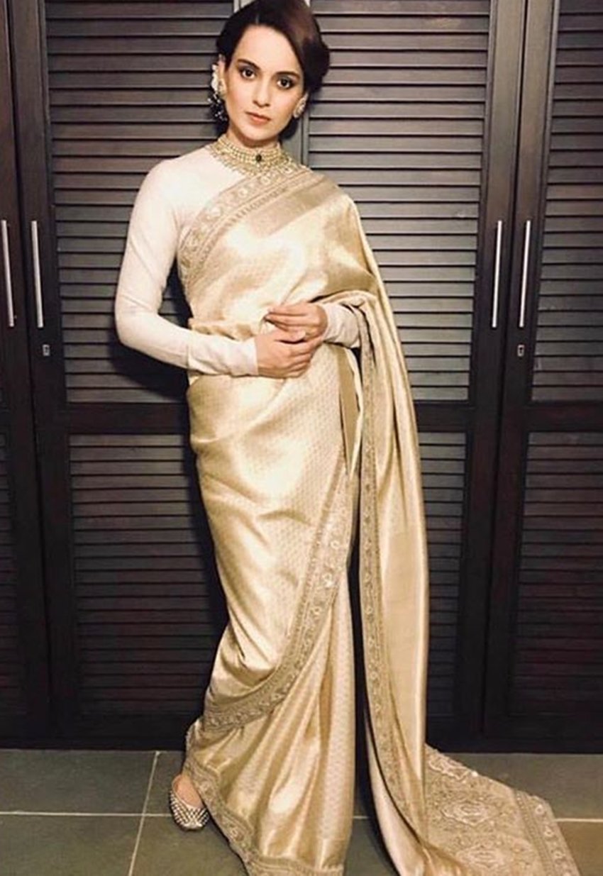 kangana ranaut party to casual saree avtaar, kangana ranaut in saree, kangna ranaut says every indian lady know drap saree, actress kangana, queen actress kangana ranaut, kangana ranaut looks gorgeous in evergreen sarees, designer sabyasachi, actress kangana ranaut, kangana says indian women has to know how to wear a saree, kangana saree, kangna in saree avtaar, cannes saree look of kangana ranaut, entertainment news, bollywood news, television news,entertainment news, bollywood news, television news