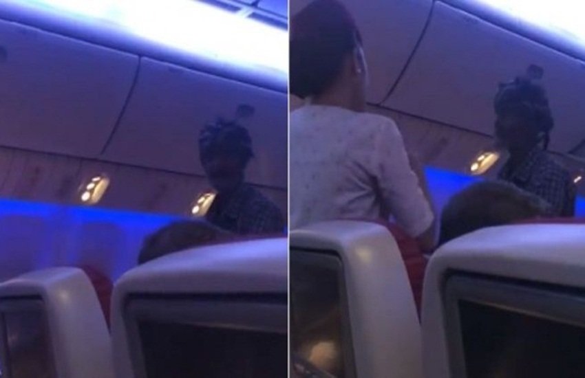 वायरल हो रहे वीडियो का स्क्रीनशॉट।