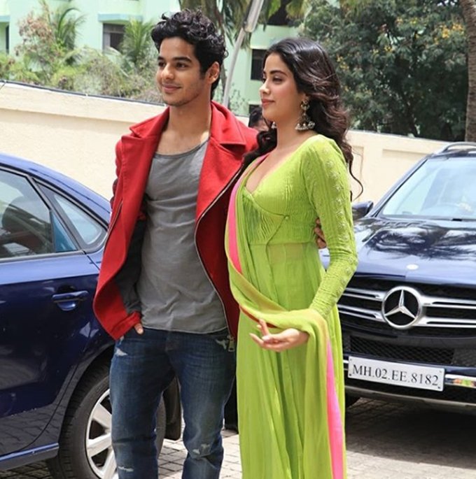 dhadak trailer, janhvi kapoor, ishan khattar in dhadak, janhvi kapoor in trailer release dhadak, janhvi wore green pink line anarkali suit on trailer launch, janhvi looks fabon dhadak trailer, shridevi daughter janhvi kapoor, dhadak, dhadak trailer, dhadak movie trailer, dhadak 20th july release, dhadak cast, jhanvi kapoor, jhanvi kapoor dhadak, ishaan khatter, ishaan khatter dhadak, ishaan khatter jhanvi kapoor