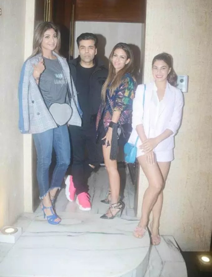 Manish Malhotra, Manish Malhotra house party, Karan Johar, Jacqueline Fernandez, Janhvi Kapoor, Shilpa shetty invited by manish malhotra, Jacqueline Fernandez in house party, see pictures of Jacqueline Fernandez, see pictures of Janhvi Kapoor, entertainment news, bollywood news, television news, entertainment news