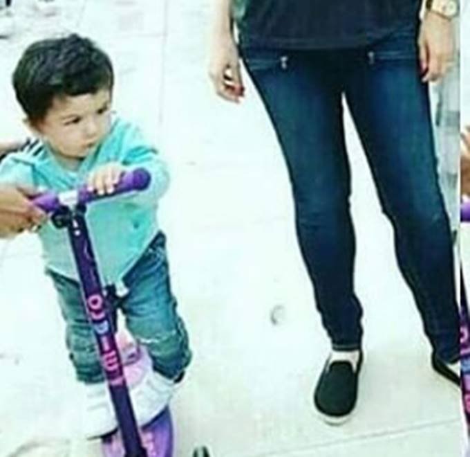 Baby Taimur trying to learn tricycle, Taimur in london, see pictures saif ali khan and kareena kapoor son, Taimur khan pictures, saif ali khan and kareena kapoor, saif ali khan and kareena kapoor taimur in london, entertainment news, entertainment news, bollywood news, television news,entertainment news, bollywood news, television news, entertainment news