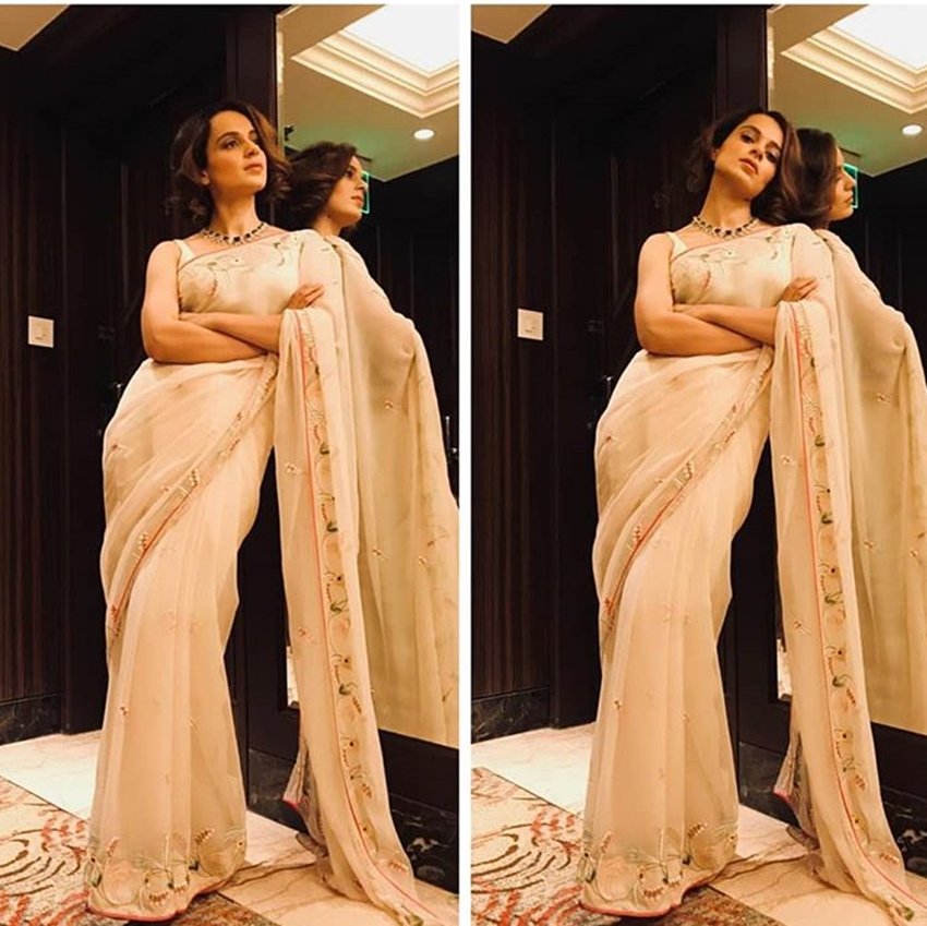 kangana ranaut party to casual saree avtaar, kangana ranaut in saree, kangna ranaut says every indian lady know drap saree, actress kangana, queen actress kangana ranaut, kangana ranaut looks gorgeous in evergreen sarees, designer sabyasachi, actress kangana ranaut, kangana says indian women has to know how to wear a saree, kangana saree, kangna in saree avtaar, cannes saree look of kangana ranaut, entertainment news, bollywood news, television news,entertainment news, bollywood news, television news