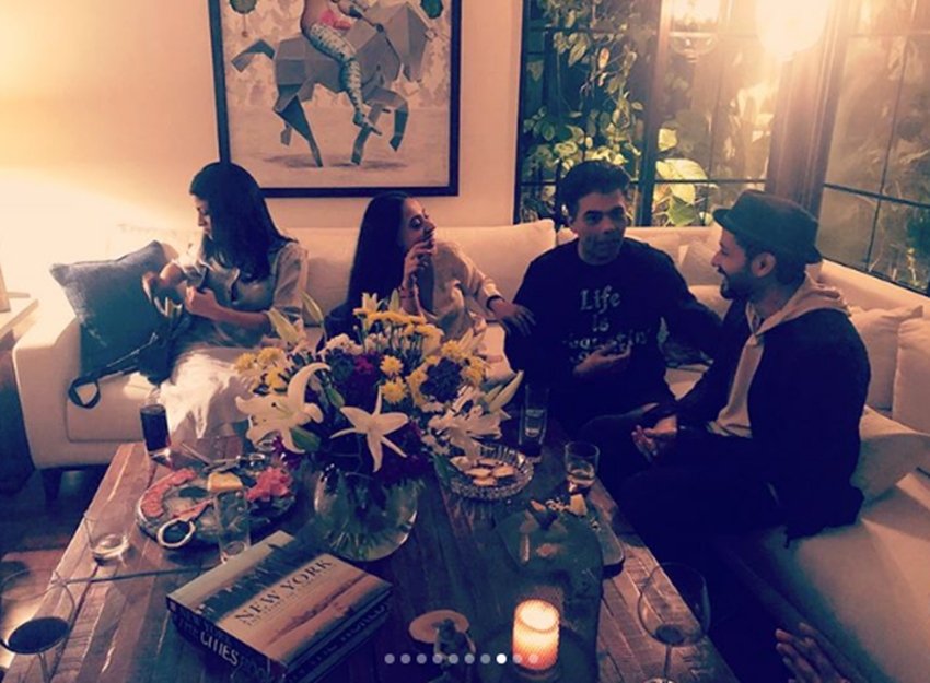 neha dhupia, angad bedi, Dia Mirza, sahil sangha, Karan Johar, Konkana Sen Sharma, Kunal Kemmu, Soha Ali Khan, Sophie Chaudhary, jansatta