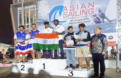 इंडोनेशिया: एशियन सेलिंग चैंपियनशिप में भारत का जलवा, प्रतियोगिता में जीता गोल्ड