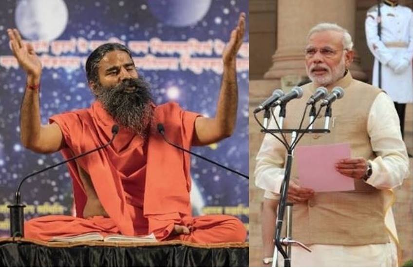 स्वामी रामदेव और पीएम मोदी। (फोटोः फेसबुक)