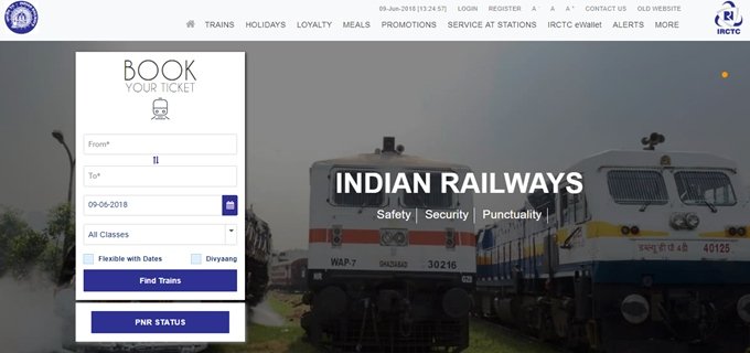 इस वेबसाइट में काफी सारे नए फीचर्स हैं। आप बिना लॉग-इन करे ट्रेन की जानकारी ले सकते हैं। इसके साथ ही बिना लॉग-इन करे सीट की उपलब्धता भी चेक की जा सकती है। (फोटो सोर्स- IRCTC की वेबसाइट का स्क्रीनशॉट)