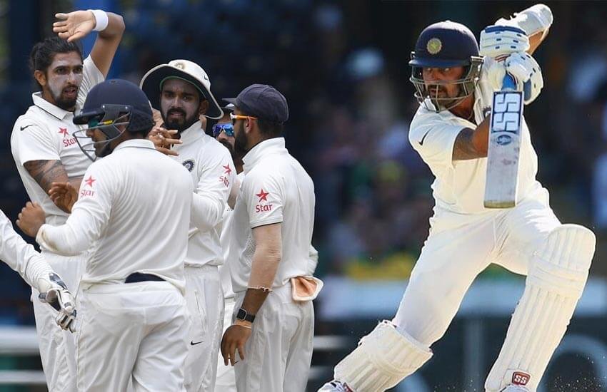 भारतीय टेस्ट टीम। 