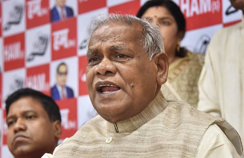 हिंदुस्तानी आवाम मोर्चा के जीतन राम मांझी। (फोटोः पीटीआई) 