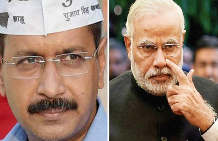 दिल्ली के सीएम अरविंद केजरीवाल और पीएम नरेंद्र मोदी। (फाइल फोटो)