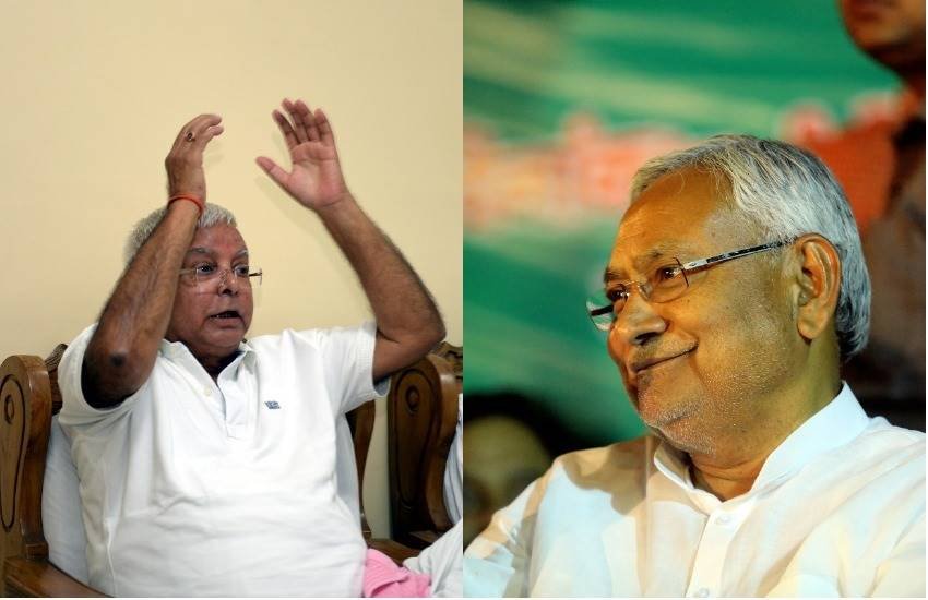 नीतीश ने सोमवार को लालू को फोन घुमाया था। (एक्सप्रेस फोटोः आलोक जैन/प्रवीण खन्ना)