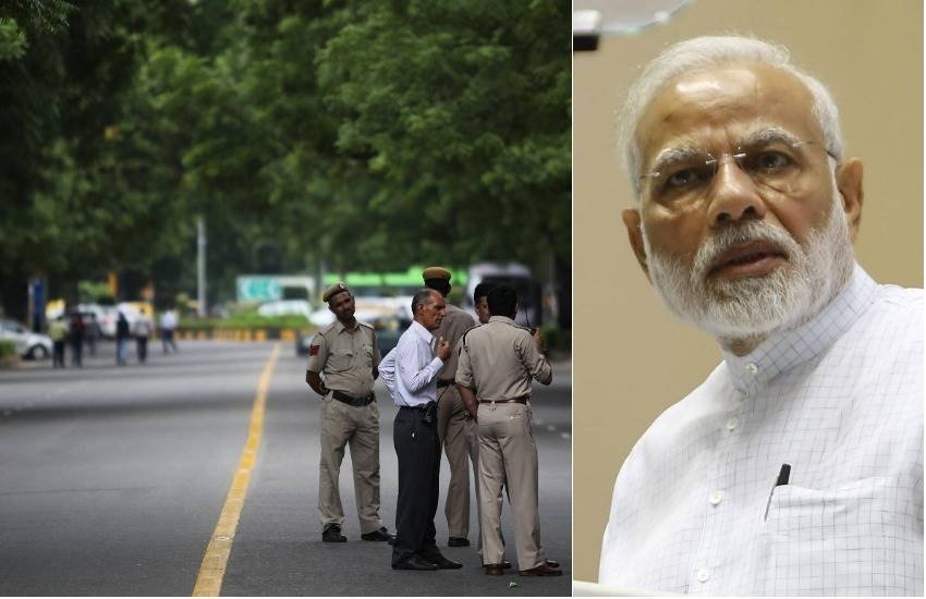 यह सड़क (रेस केस रोड) ही प्रधानमंत्री आवास के लिए जाती है, जहां पर हाल ही में यूएफओ देखे जाने का दावा किया गया था। (एक्सप्रेस फोटोः ताशी तोबग्याल/अनिल शर्मा) 
