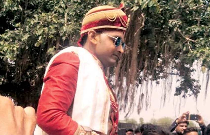 प्रशांत सोलंकी पुलिस की सुरक्षा के बीच घोड़ी चढ़कर दुल्हन लाने गए थे। (फाइल फोटो)