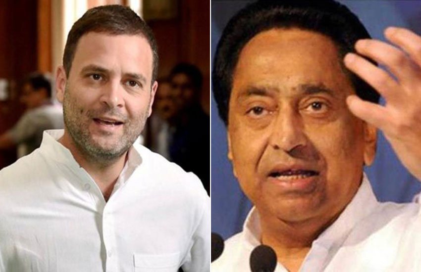 कांग्रेस अध्यक्ष राहुल गांधी और पार्टी नेता कमलनाथ