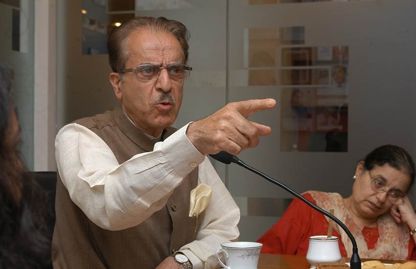 कश्मीर के कांग्रेस नेता सैफुद्दीन सोज। फोटो- एक्सप्रेस आर्काइव