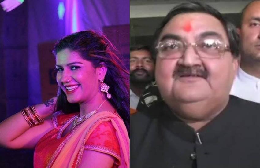 अश्विनी कुमार चोपड़ा ने हरिणाया की रागिनी गायक और नामी डांसर सपना को ठुमके वाली बताया है। (फोटोः FB/ANI)
