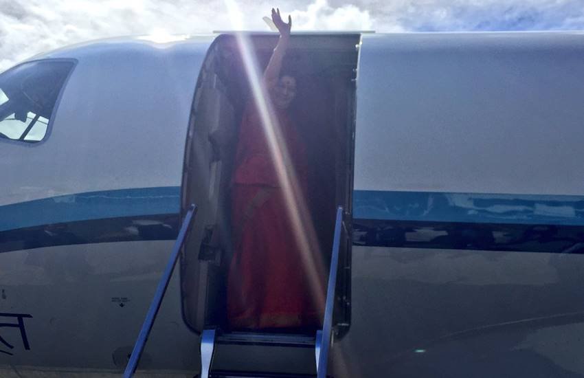 तस्वीर को विदेश मंत्रालय के प्रवक्ता रवीश कुमार के द्वारा ट्वीट किया गया।