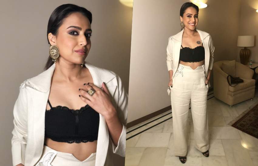 एक्सप्रेस अड्डा कार्यक्रम में शिरकत करने पहुंची स्वरा भास्कर। (Photos: Instagram/reallyswara) एक्सप्रेस अड्डा कार्यक्रम में शिरकत करने पहुंची स्वरा भास्कर। (Photos: Instagram/reallyswara)