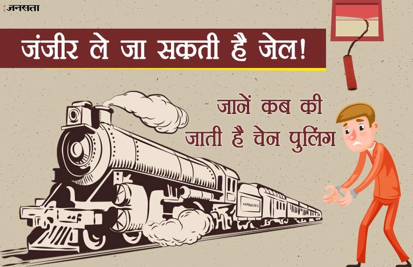जानें, किस स्थिति में खींची जाती है अलार्म वाली जंजीर। 