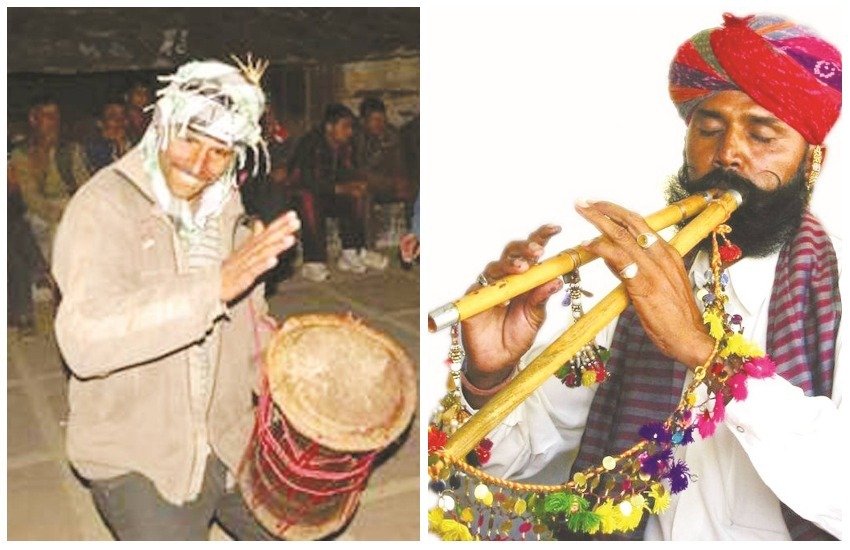 लोक गायन के अनुरूप लोगों ने अलग-अलग वाद्य यंत्रों का निर्माण किया। इस तरह अलग-अलग इलाकों में अलग-अलग तरह के वाद्य बने। पर छीजती लोक संस्कृति का नतीजा यह हुआ है कि अब बहुत सारे लोकवाद्य या तो गायब हो चुके हैं या लुप्त होने की कगार पर हैं।