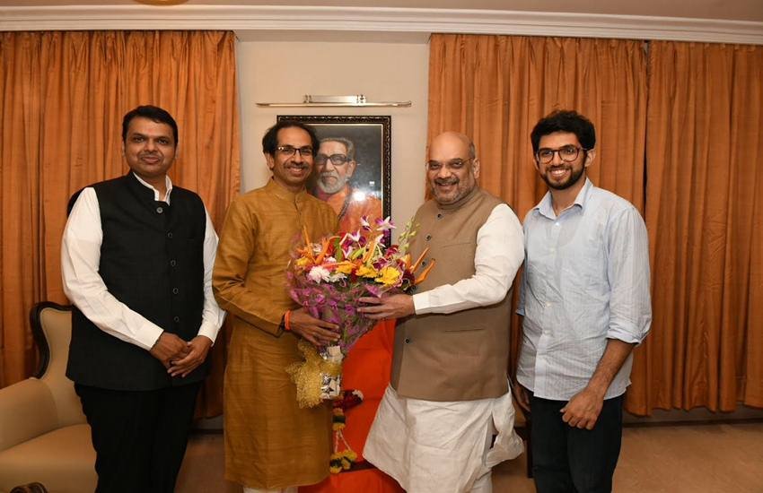 Amit Shah Uddhav Thackeray Amit Shah Uddhav Thackeray