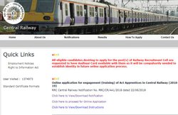 Railway Recruitment 2018: रेलवे में 10वीं पास के लिए नौकरी, rrccr.com पर जल्दी करें आवेदन