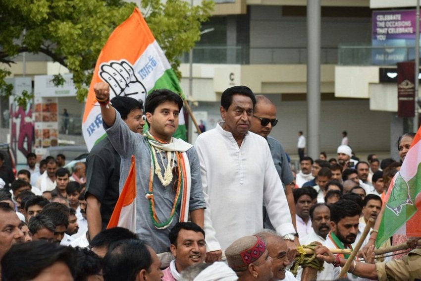 jyotiraditya scindia attack bjp central government, jyotiraditya scindia attack, bhopal new