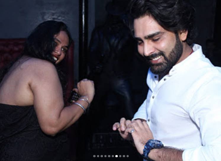 entertainment news, Bigg Boss 10, Bigg Boss 10 winner, Manveer Gurjar, Manveer Gurjar birthday party, Manveer Gurjar dance on Sapna Choudhary’s song, sapna choudhary
