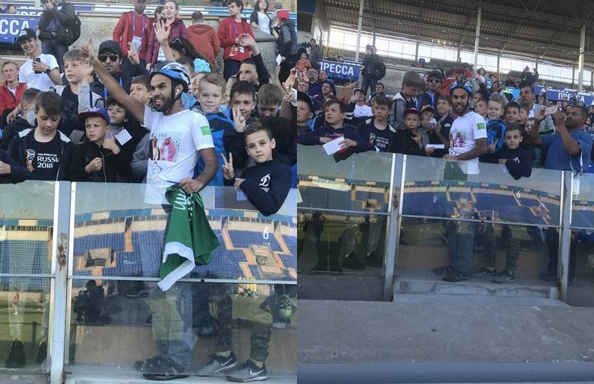 फीफा फैन फहद अल-याहया (Photo-Abdullah Alghazal , FIFA) 
‏

