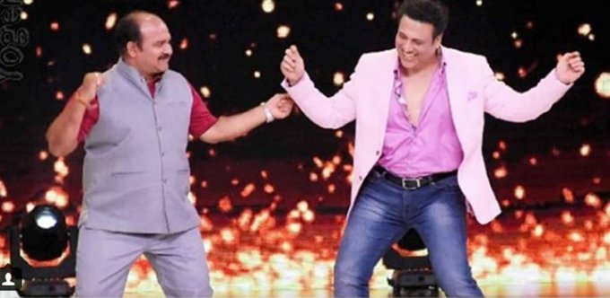 Sanjeev Srivastava, Dancing Sensation, Govinda, Dancing Sensation Sanjeev Srivastava Meets Govinda, Dabbu Uncle Dance, jansatta, entertainment news, bollywood news
