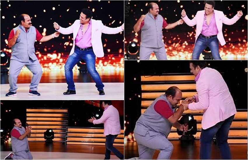 Sanjeev Srivastava, Dancing Sensation, Govinda, Dancing Sensation Sanjeev Srivastava Meets Govinda, Dabbu Uncle Dance, jansatta, entertainment news, bollywood news