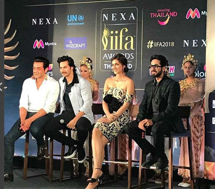 IIFA, IIFA 2018, Rekha, Bobby Deol, Varun Dhawan, Kriti Sanon, IIFA media event, IIFA photos, IIFA news, IIFA mumbai event photos, IIFA rekha