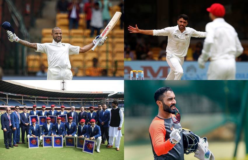 India vs Afghanistan 2018 Match: ऐतिहासिक टेस्‍ट मैच के पहले दिन के खेल में कई रिकॉर्ड बने और कई टूट गए। (Photos: PTI/ICC)