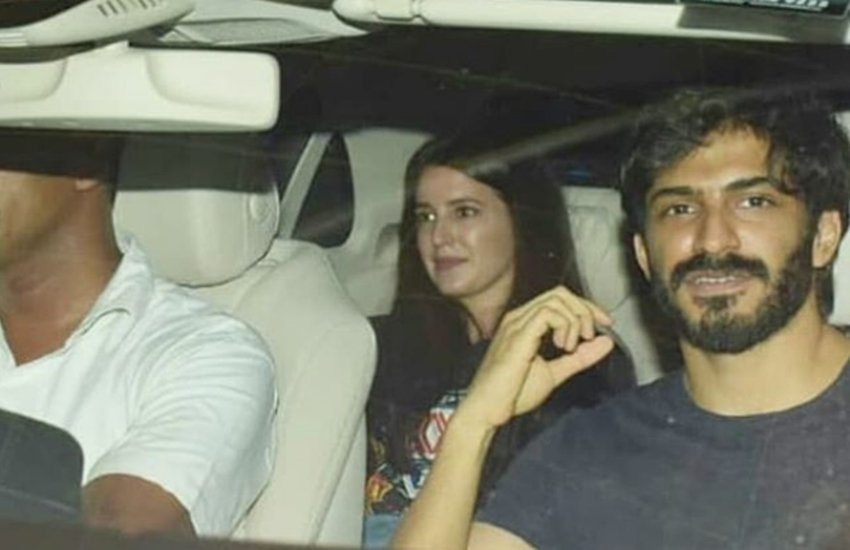 Isabelle Kaif and Harshvardhan Kapoor, Harshvardhan Kapoor and Isabelle Kaif spotted together, bhavesh joshi in private screening rumors of affair , affair of Isabelle Kaif and Harshvardhan Kapoor, jansatta, entertainment news