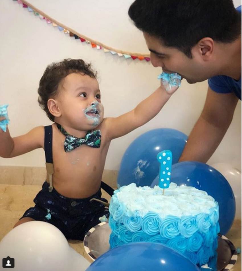 Karan Mehra, Nisha Rawal, Bigg Boss and Yeh Rishta Kya Kehlata Hai Karan Mehra, Karan Mehra Nisha Rawal, baby son first birthday , baby son first birthday photos