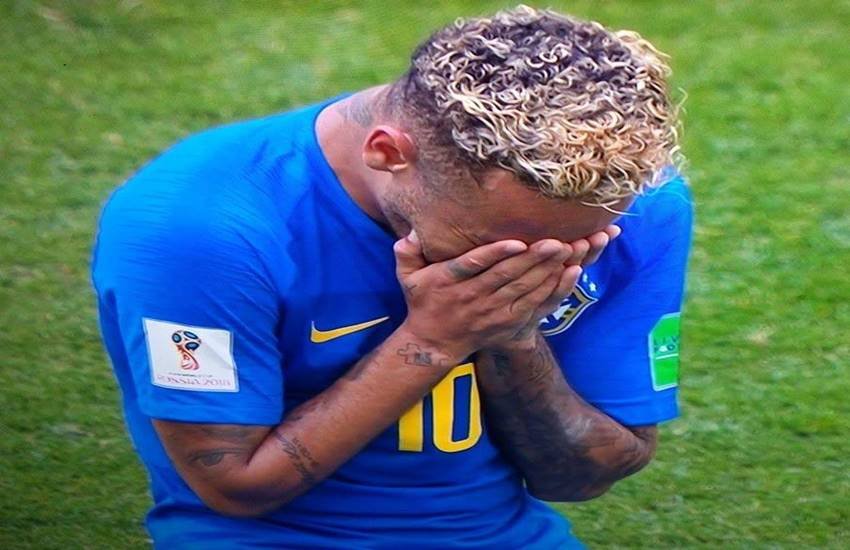 ब्राजील की जीत के बाद नेमार। (फोटो सोर्स- ट्विटर)