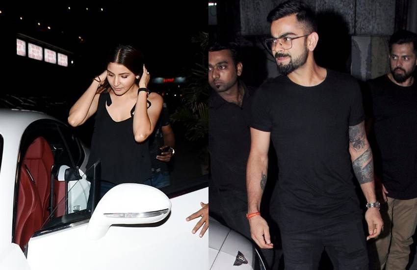virat kohli, anushka sharma, virat anushka, anushka virat, anushka virat same clothes, anushka virat dinner, virat anushka dinner date, anushka virat photos, virushka, virat anushka photos, anushka sharma news, anushka sharma movies